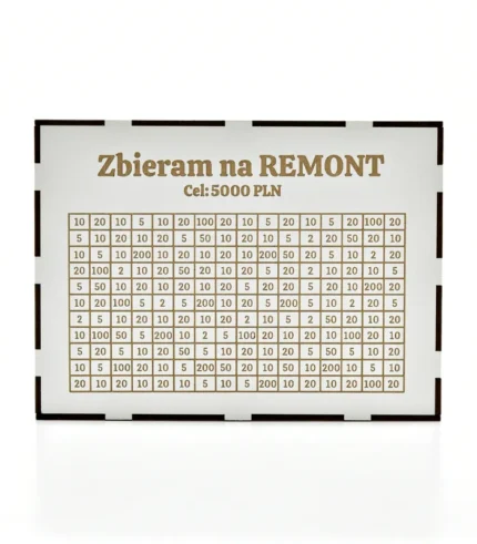 SKARBONKA WYKREŚLANKA Z GRAWEREM, SW16- ZBIERAM NA REMONT
