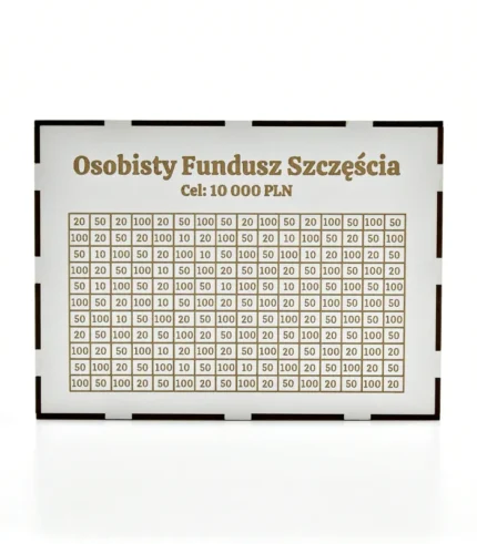 SKARBONKA WYKREŚLANKA Z GRAWEREM, SW6- OSOBISTY FUNDUSZ SZCZĘŚCIA